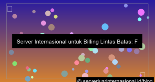 server internasional untuk billing internasional