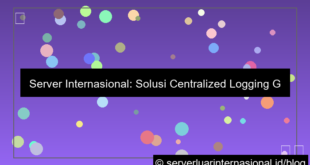 server internasional untuk centralized logging global
