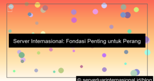 server internasional untuk connected devices