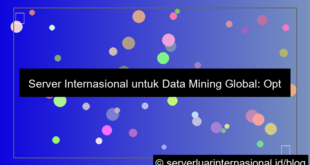 ilustrasi server internasional untuk data mining global