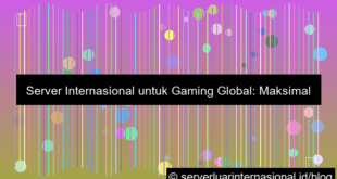 ilustrasi server internasional untuk gaming global
