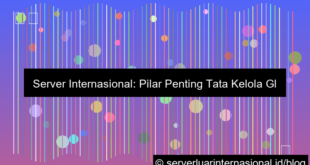 ilustrasi server internasional untuk governance global