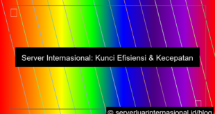 ilustrasi server internasional untuk logistics global