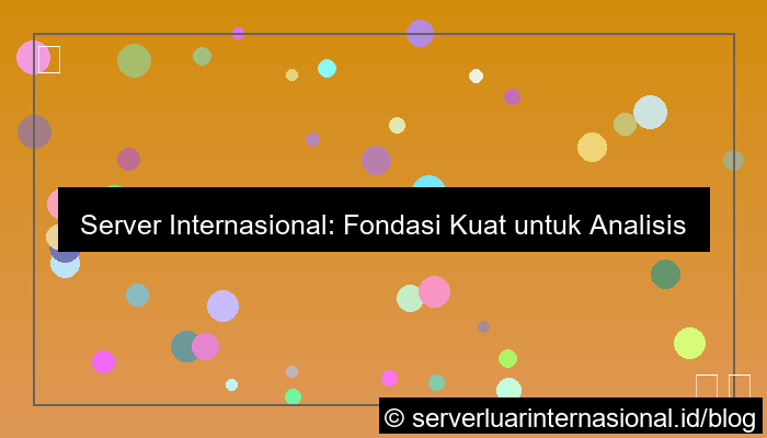 ilustrasi server internasional untuk medical analytics