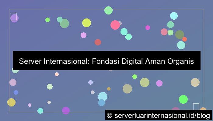 visual server internasional untuk organisasi internasional
