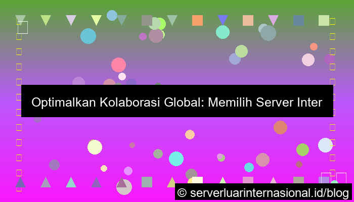 server internasional untuk partner portal