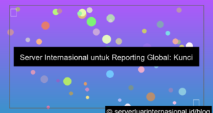 ilustrasi server internasional untuk reporting global