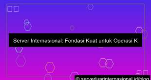 server internasional untuk security operations