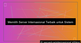 server internasional untuk sistem hr internasional
