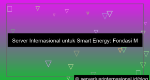 ilustrasi server internasional untuk smart energy