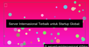 server internasional untuk startup global