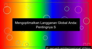 server internasional untuk subscription global