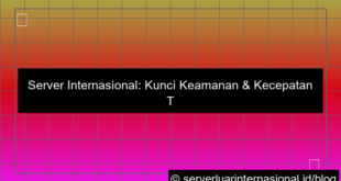 server internasional untuk transaksi lintas negara