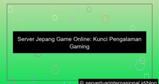 server jepang game online