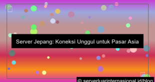 grafik server jepang koneksi asia timur