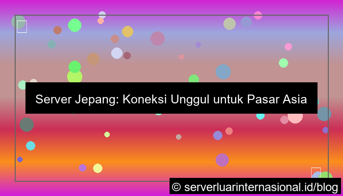 grafik server jepang koneksi asia timur