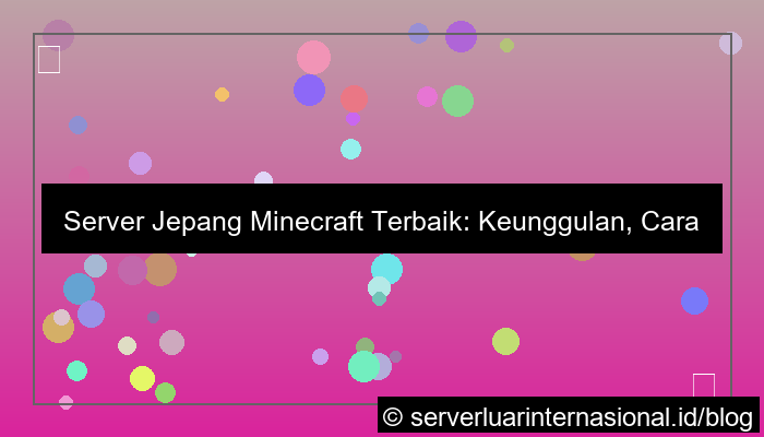 server jepang minecraft