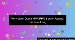 gambar server jepang mmorpg