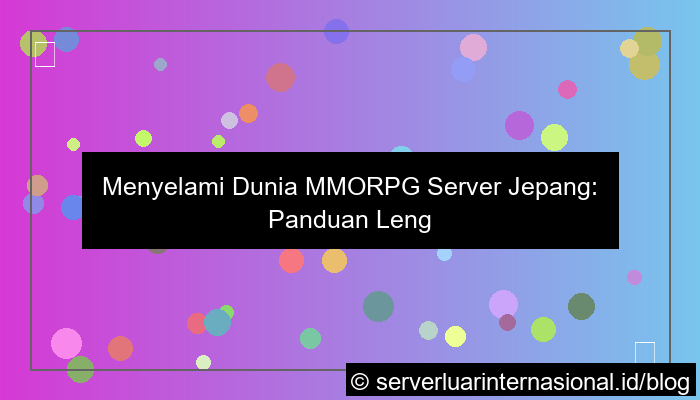 gambar server jepang mmorpg
