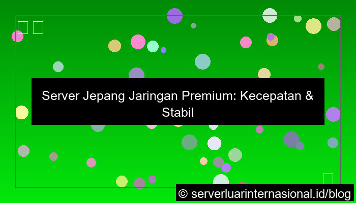 server jepang network premium