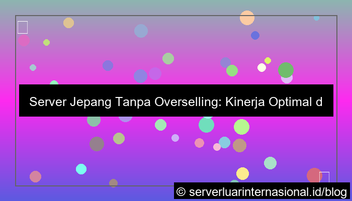 server jepang no overselling