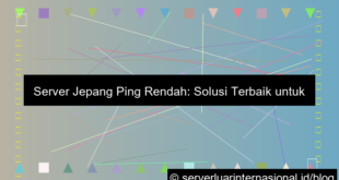ilustrasi server jepang ping rendah indonesia