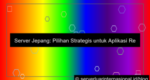 server jepang untuk aplikasi realtime