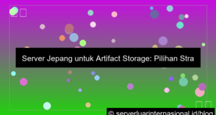 desain server jepang untuk artifact storage