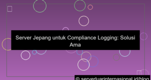 gambar server jepang untuk compliance logging
