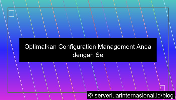 server jepang untuk configuration management