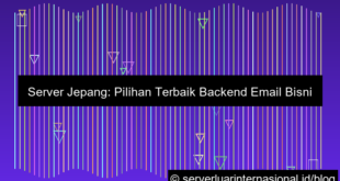 server jepang untuk email service backend