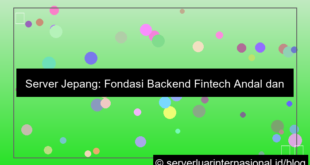 server jepang untuk fintech backend