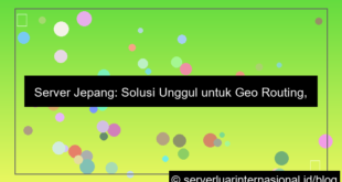 ilustrasi server jepang untuk geo routing