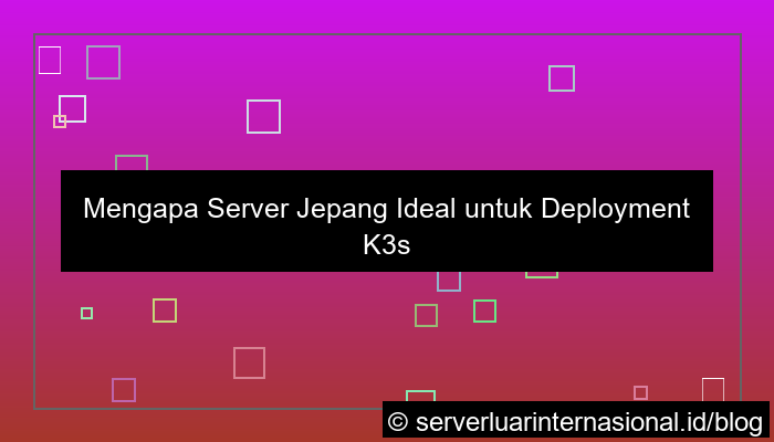ilustrasi server jepang untuk k3s