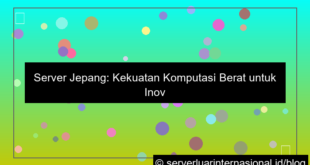 server jepang untuk komputasi berat