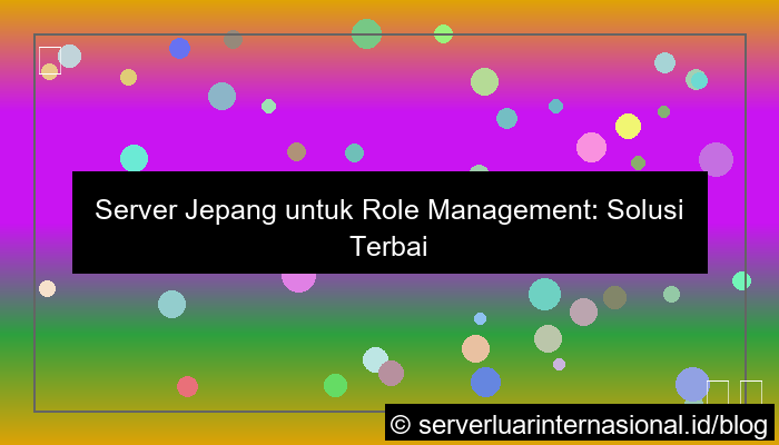 grafik server jepang untuk role management
