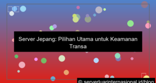 server jepang untuk secure transaction