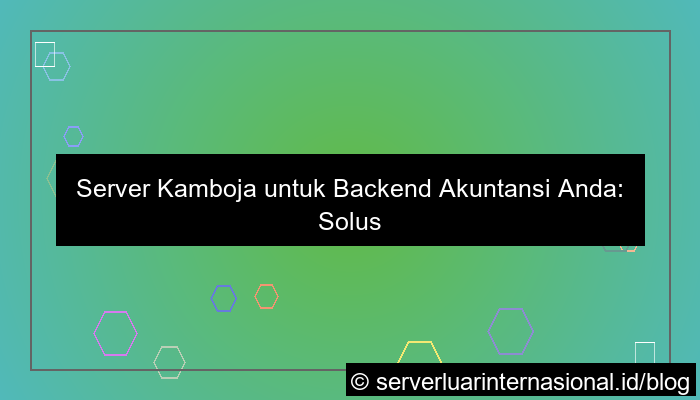 server kamboja accounting backend