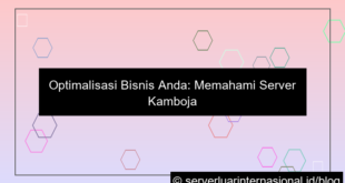 server kamboja bandwidth commit