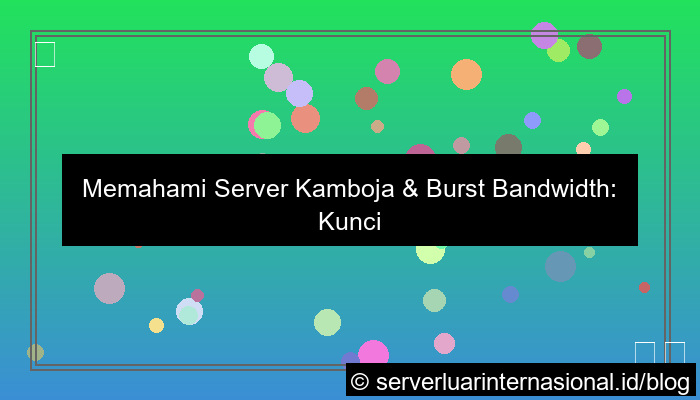 server kamboja burst bandwidth