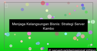 grafik server kamboja business continuity