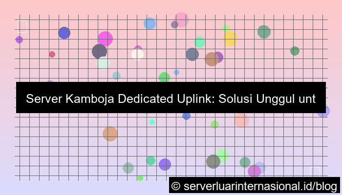 server kamboja dedicated uplink