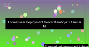 server kamboja deployment automation