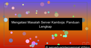 visual server kamboja error tracking