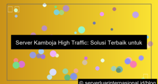 server kamboja high traffic
