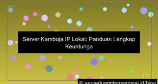 server kamboja ip lokal
