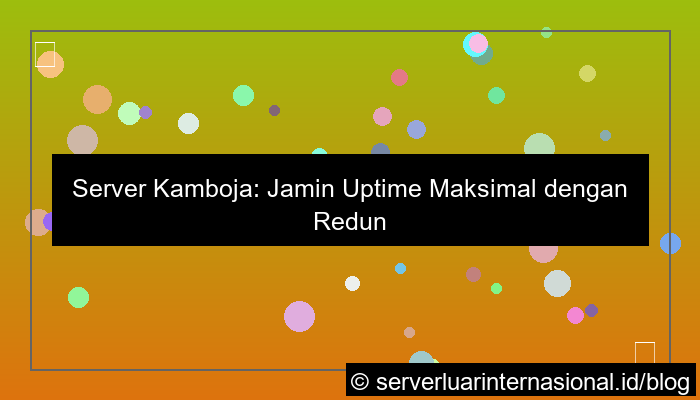server kamboja isp redundancy
