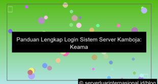 visual server kamboja login system