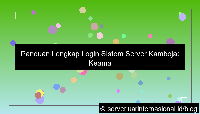 visual server kamboja login system