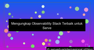 server kamboja observability stack